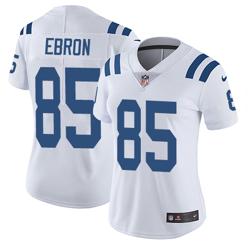 Indianapolis Colts #85 Limited Eric Ebron White Nike NFL Road Women Vapor Untouchable jerseys->indianapolis colts->NFL Jersey